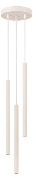 Sollux Lighting Závěsné svítidlo ARCHE 3P béžové