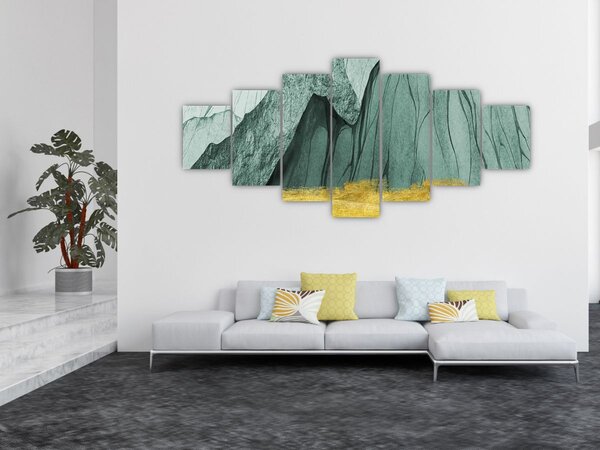 Obraz - Smaragdové hory N⁰3 (210x100 cm)