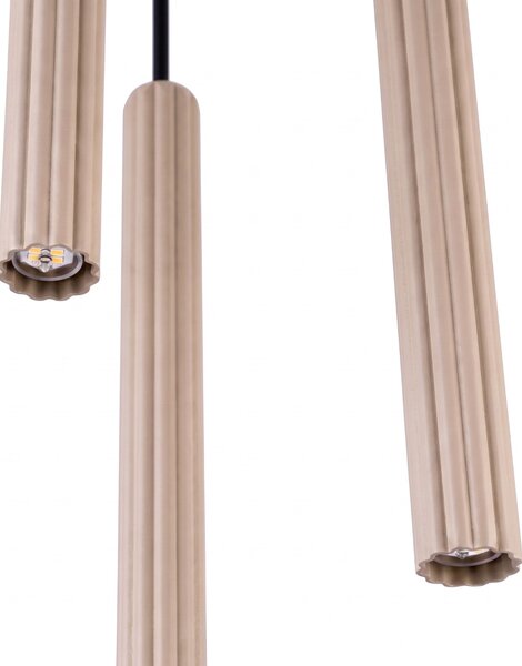 Sollux Lighting Závěsné svítidlo ARCHE 3P taupe