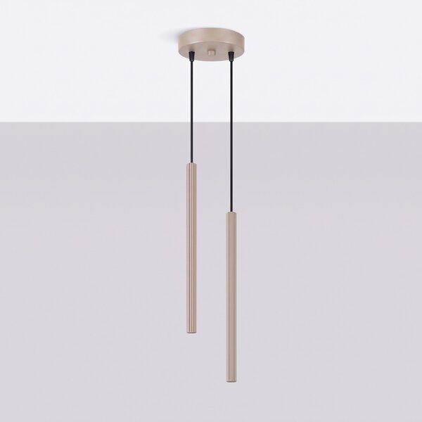 Sollux Lighting Závěsné svítidlo ARCHE 2P taupe