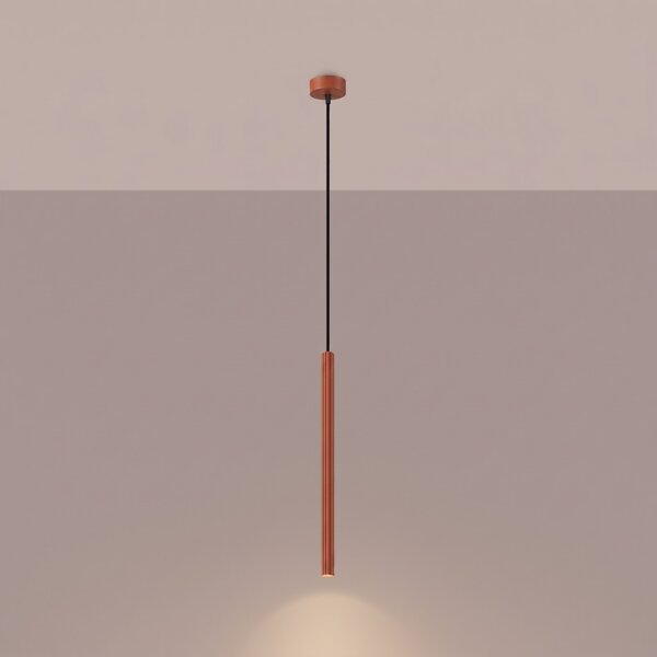 Sollux Lighting Závěsné svítidlo ARCHE 1 okrově červené