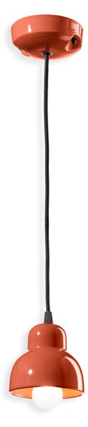 Ferroluce Závěsné svítidlo BERIMBAU, ∅ 11 cm, 1xE14 Barva: Zelená