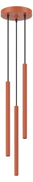 Sollux Lighting Závěsné svítidlo ARCHE 3P okrově červené