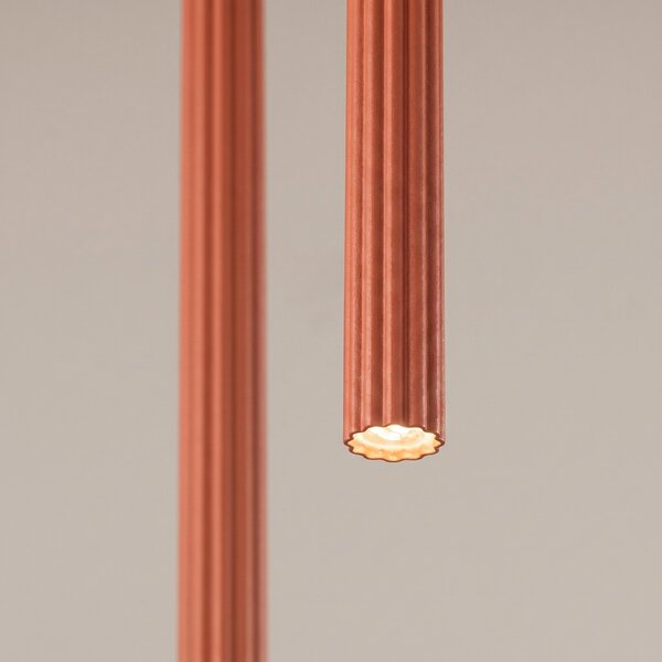 Sollux Lighting Závěsné svítidlo ARCHE 2P okrově červené