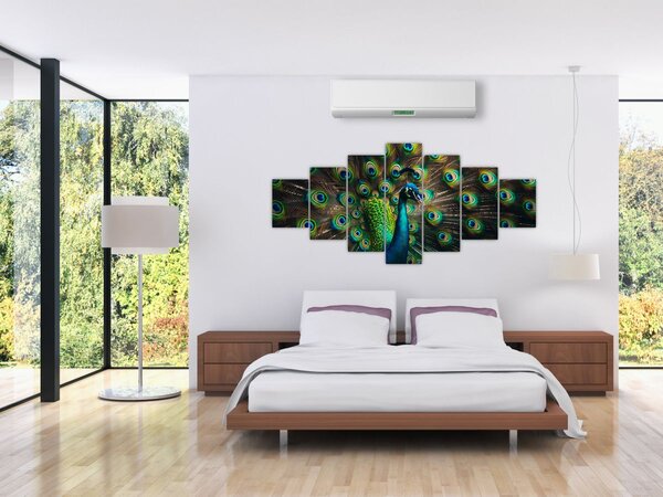 Obraz - Páv (210x100 cm)