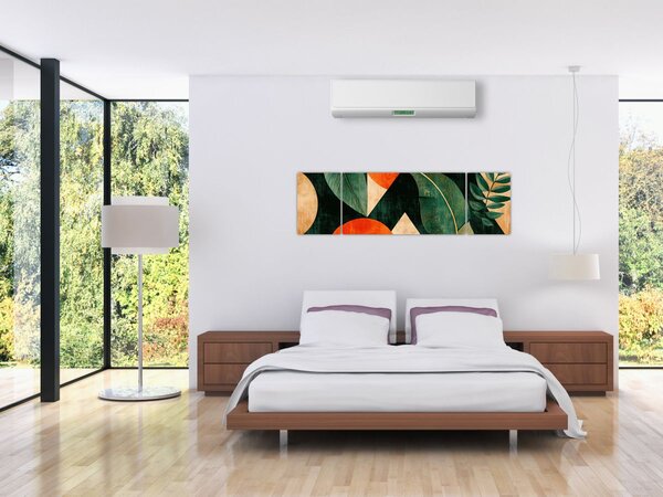 Obraz - Geometrické přírodní motivy II. (170x50 cm)