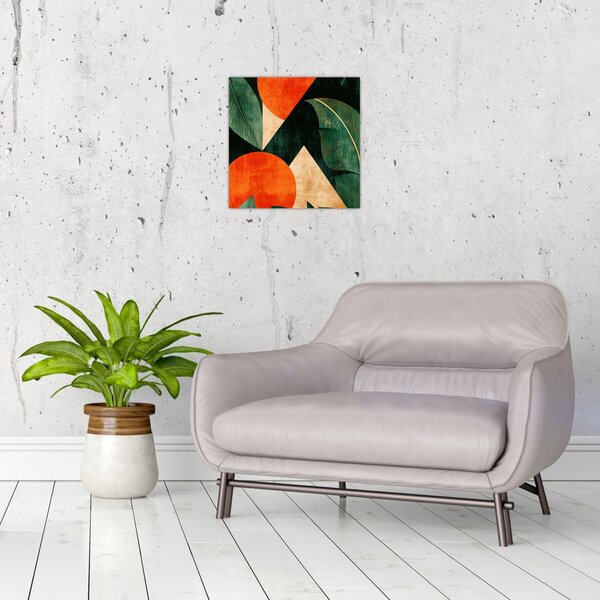 Obraz - Geometrické přírodní motivy II. (30x30 cm)