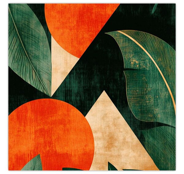 Obraz - Geometrické přírodní motivy II. (30x30 cm)