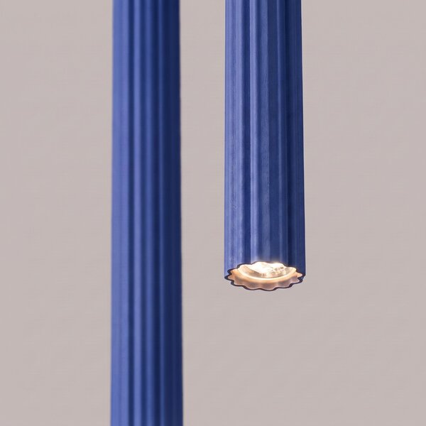 Sollux Lighting Závěsné svítidlo ARCHE 2P ultramarín
