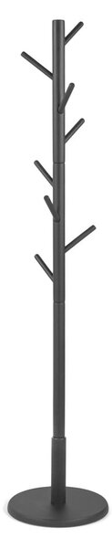 Černý věšák z kaučukového dřeva ø 36x170 cm Bro – Spinder Design