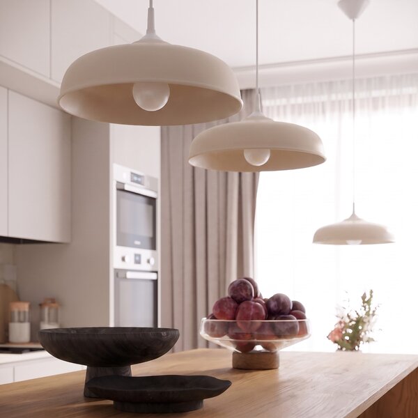 Sollux Lighting Závěsné svítidlo GINA béžové