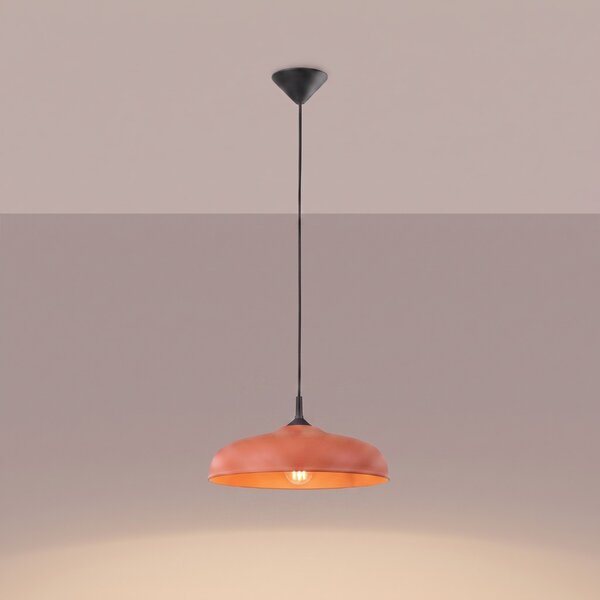 Sollux Lighting Závěsné svítidlo GINA okrově červené