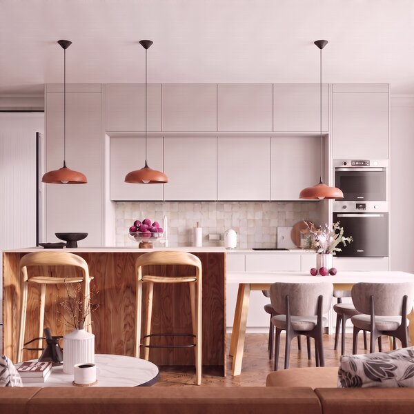Sollux Lighting Závěsné svítidlo GINA okrově červené