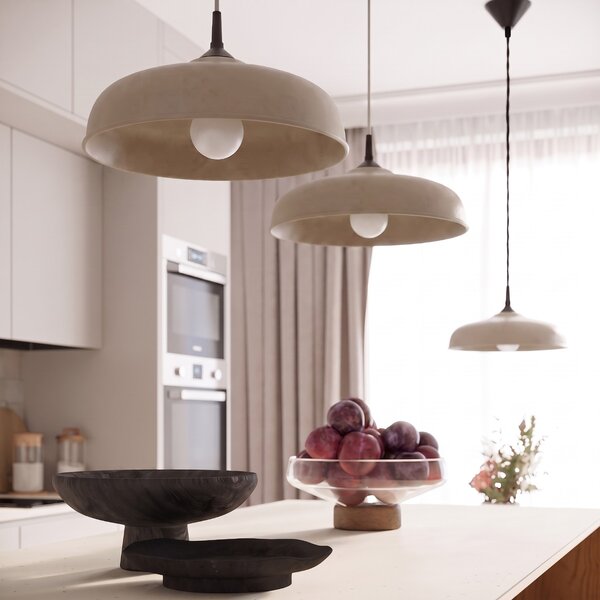 Sollux Lighting Závěsné svítidlo GINA taupe