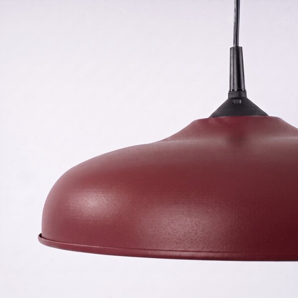Sollux Lighting Závěsné svítidlo GINA bordó