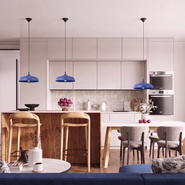 Sollux Lighting Závěsné svítidlo GINA ultramarín