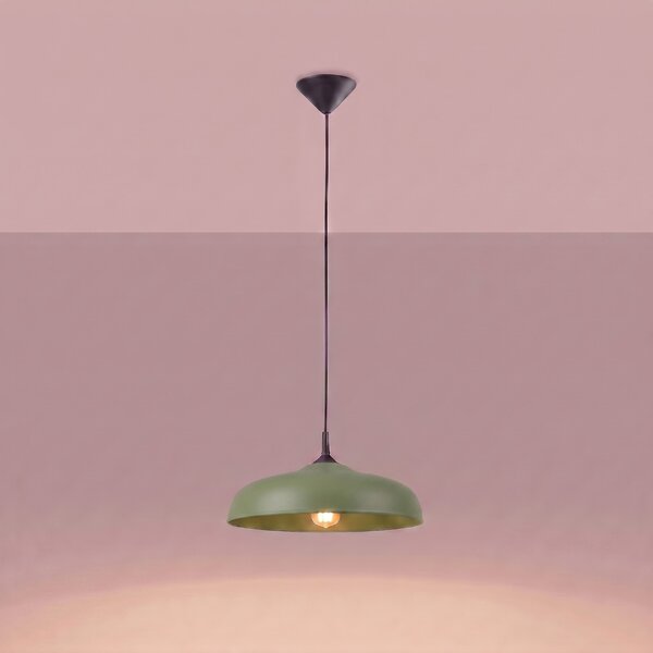 Sollux Lighting Závěsné svítidlo GINA olivově zelené