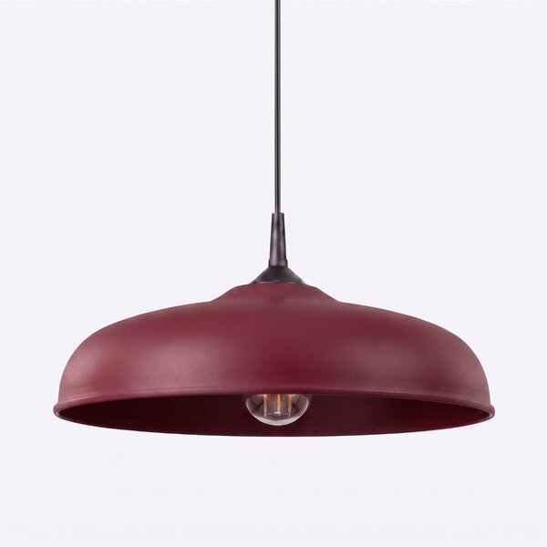 Sollux Lighting Závěsné svítidlo GINA bordó
