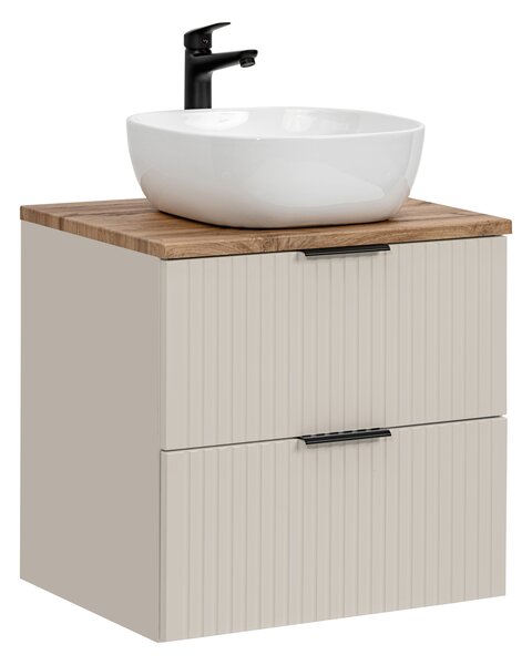 Comad Set koupelnového nábytku Adel Cashmere 60 dub wotan/kašmír mat