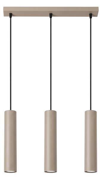 Sollux Lighting Závěsné svítidlo LAGOS 3L taupe