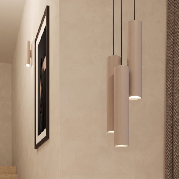 Sollux Lighting Závěsné svítidlo LAGOS 1 taupe