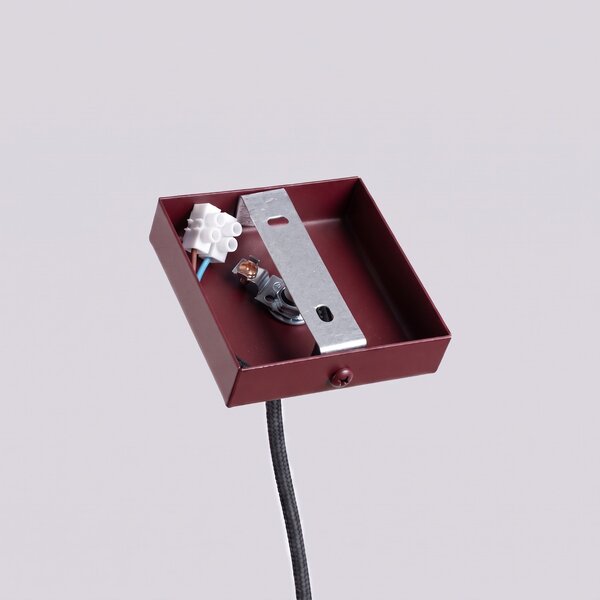 Sollux Lighting Závěsné svítidlo LAGOS 1 bordó