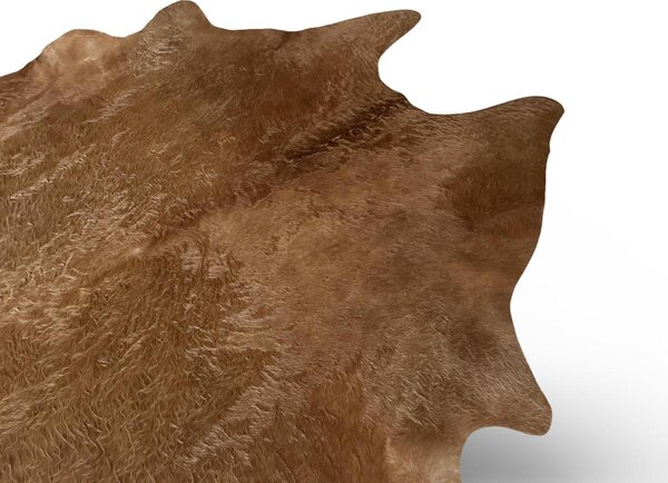 Dekorační hovězí kůže 3,5 m2 světle hnědá 693
