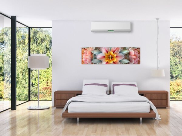 Obraz - Kaleidoskopický květ (170x50 cm)