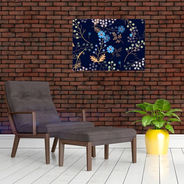 Obraz - Podzimní květiny (70x50 cm)