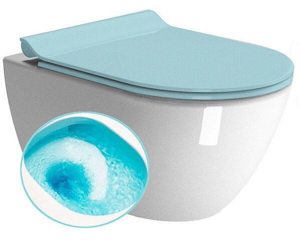 Závěsné WC set Sapho PURA otevřený splachovací kruh 881511