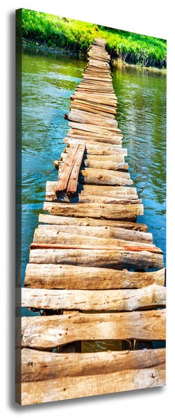 Vertikální Foto obraz canvas Dřevěný most ocv-102004373