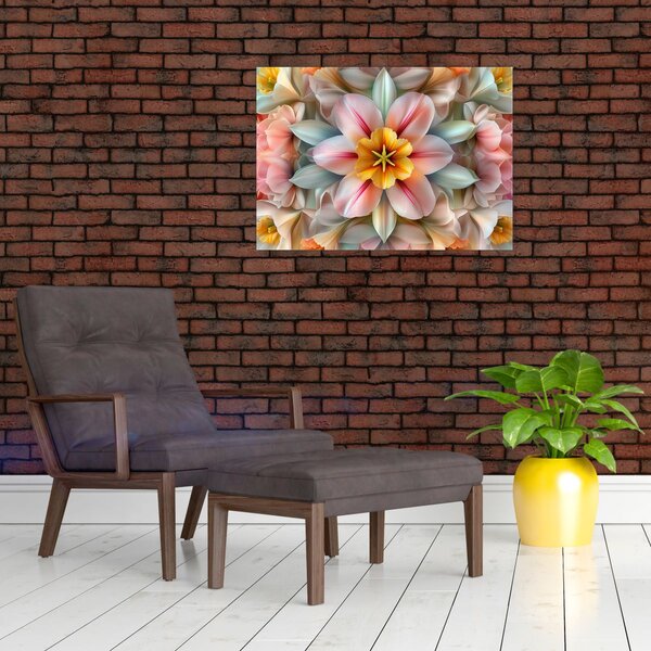 Obraz - Kaleidoskopický květ (70x50 cm)