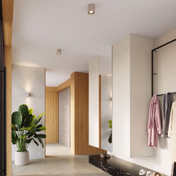 Sollux Lighting Nástěnné svítidlo ORBIS 1 taupe