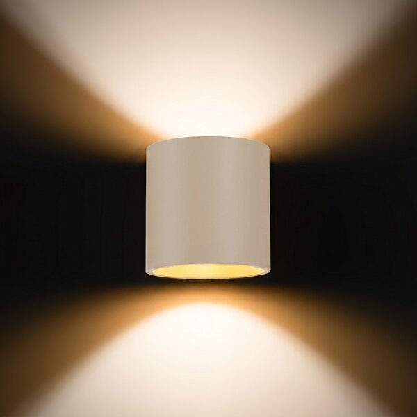 Sollux Lighting Nástěnné svítidlo ORBIS 1 béžové
