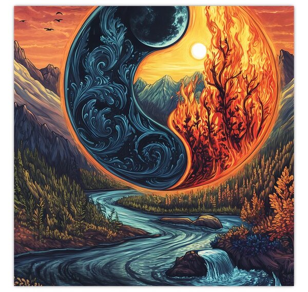 Obraz - Živly (30x30 cm)