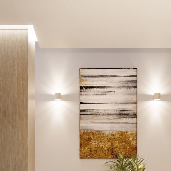 Sollux Lighting Nástěnné svítidlo ORBIS 1 béžové