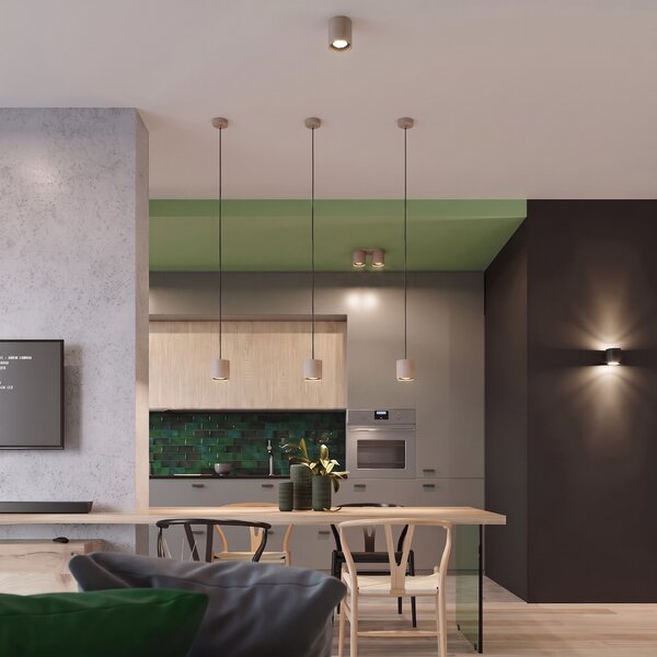 Sollux Lighting Stropní svítidlo ORBIS 2 taupe