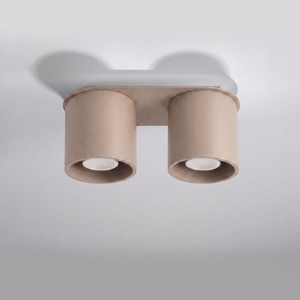 Sollux Lighting Stropní svítidlo ORBIS 2 taupe