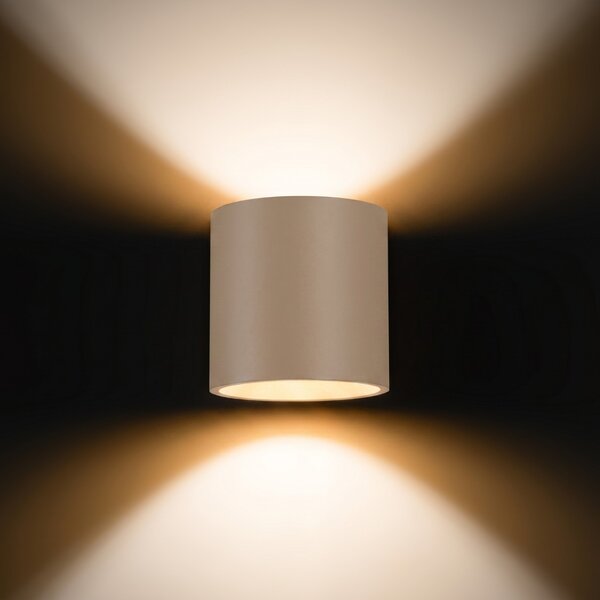 Sollux Lighting Nástěnné svítidlo ORBIS 1 taupe