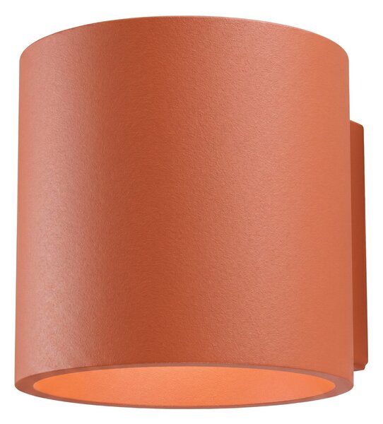 Sollux Lighting Nástěnné svítidlo ORBIS 1 okrově červené