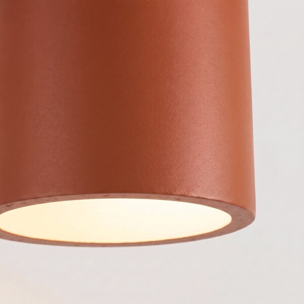 Sollux Lighting Nástěnné svítidlo ORBIS 1 okrově červené
