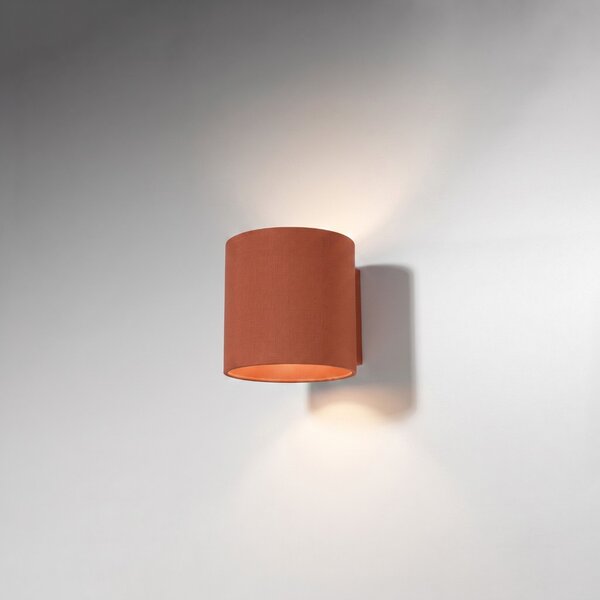 Sollux Lighting Nástěnné svítidlo ORBIS 1 okrově červené
