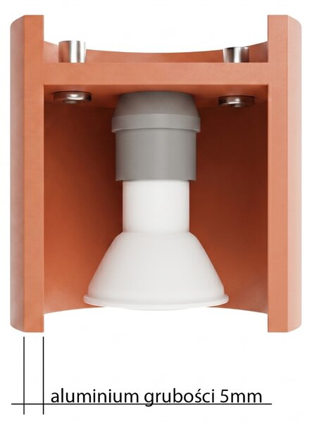 Sollux Lighting Stropní svítidlo ORBIS 2 okrově červené