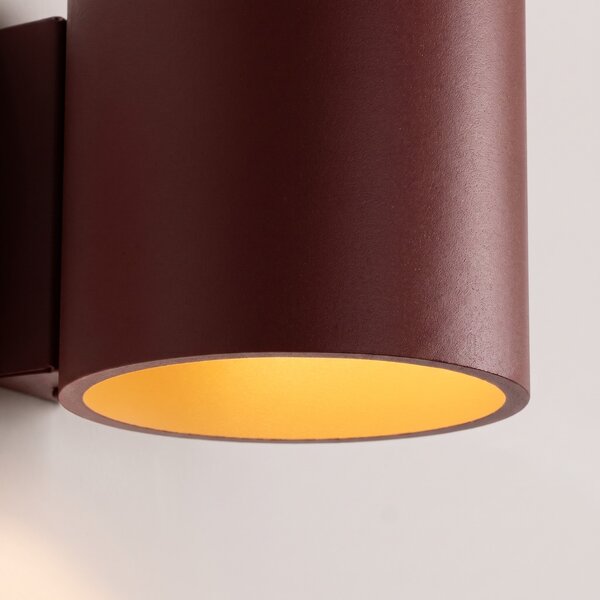 Sollux Lighting Nástěnné svítidlo ORBIS 1 bordó