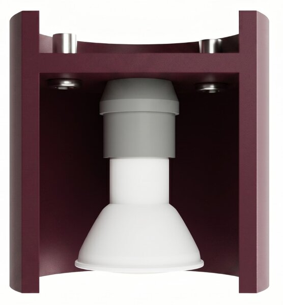 Sollux Lighting Nástěnné svítidlo ORBIS 1 bordó