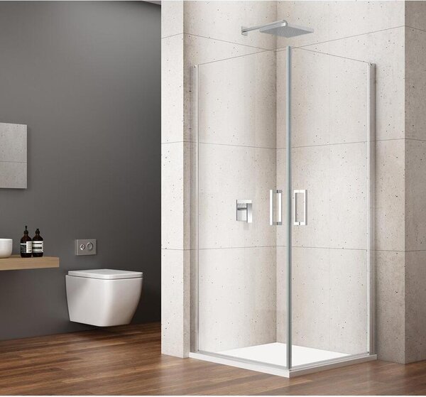 Rohový sprchový kout LORO 900x900 mm, rohový vstup