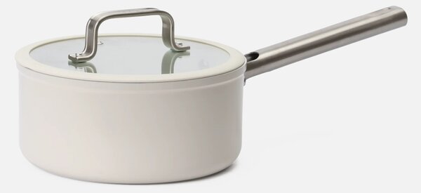 Fabini Rendlík Meda 5.0 Standard, ø 20 cm (2,4 l) - Nepřilnavý rendlík s keramickým povrchem s poklicí, krémový