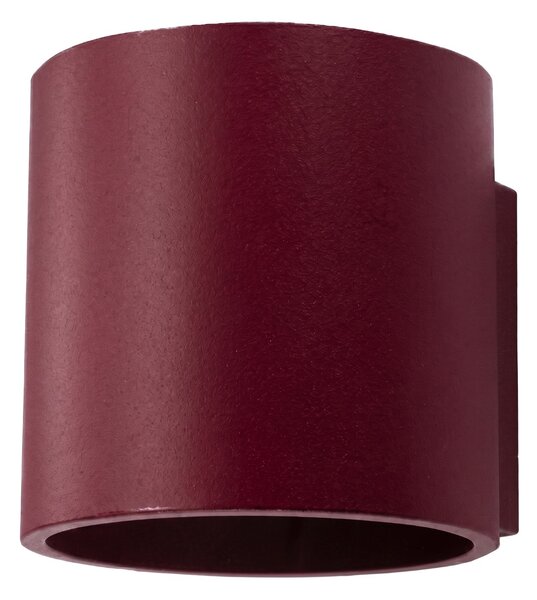 Sollux Lighting Nástěnné svítidlo ORBIS 1 bordó