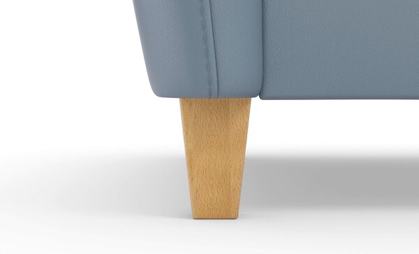 DVOUMÍSTNÁ POHOVKA, šedomodrá, pravá kůže Sit & More - Pohovky, Online Only