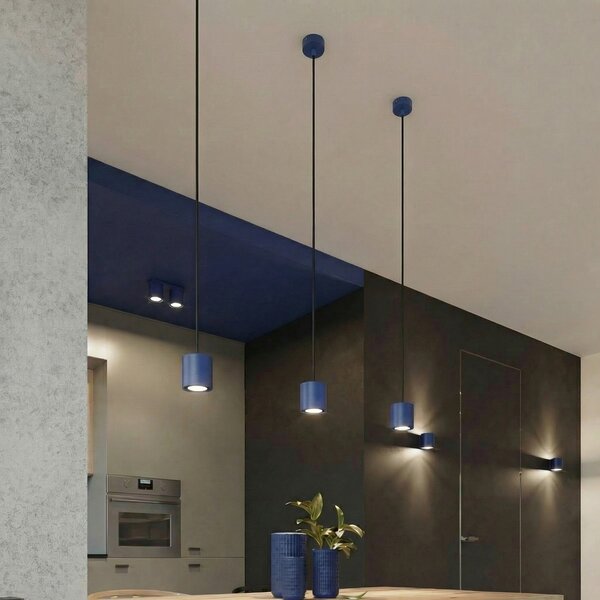 Sollux Lighting Nástěnné svítidlo ORBIS 1 ultramarín
